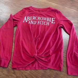 Abercrombie kids tied long sleeve top size 9/10